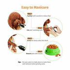 Electric Dog Toe Nail File Grinder Clippers Pet Cat Claw Grooming Trimmer Tools