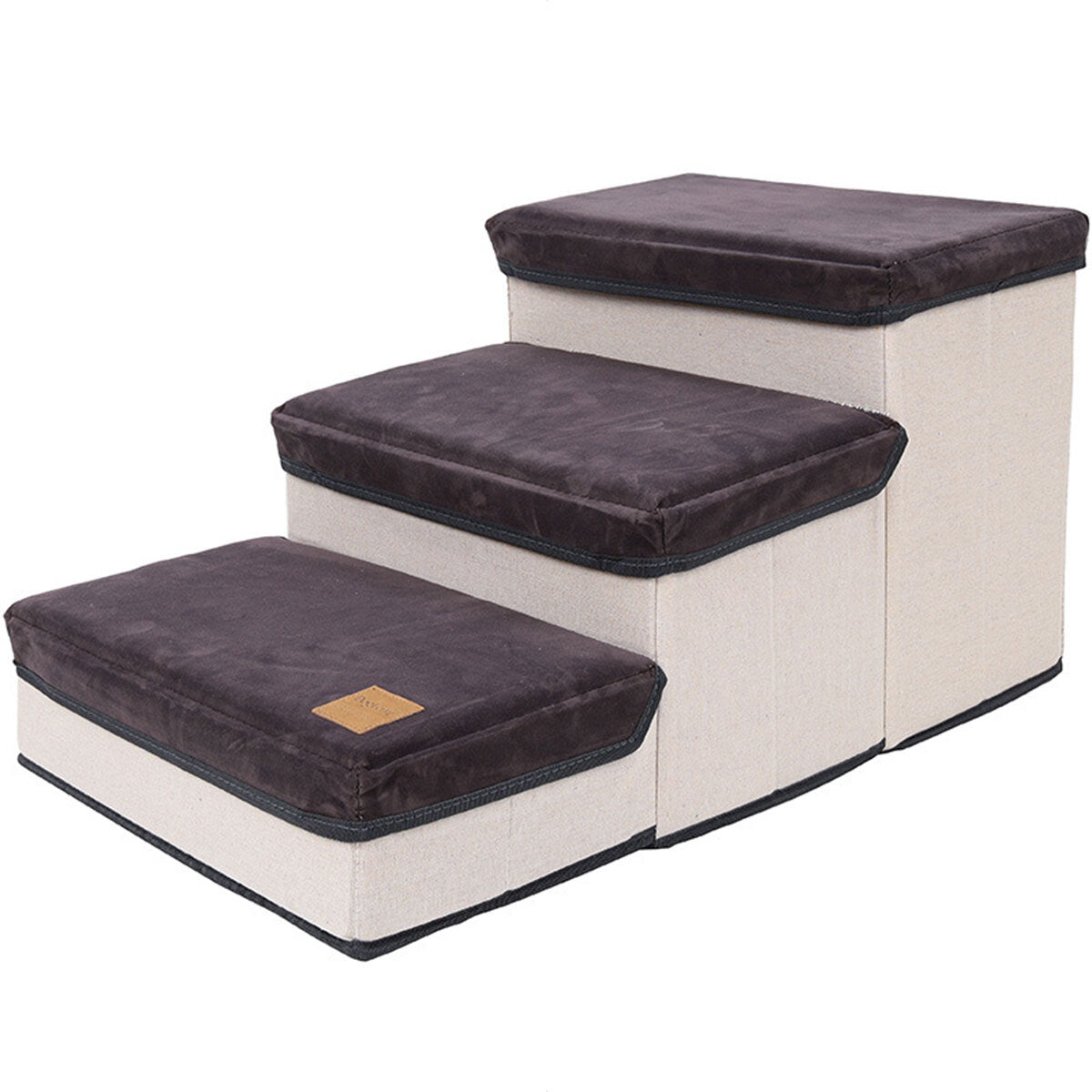 Foldable Pet Dog Stairs Portable Puppy Step Ladder Ramp for Bed Sofa Climbing AU