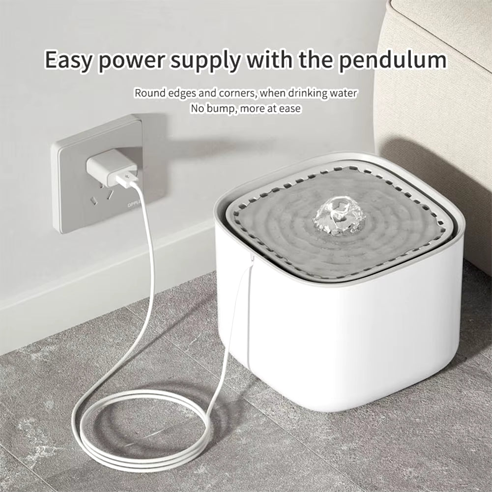 3L Cat Water Fountain Auto Recirculate Filter Large Capacity Filtring Cat Water Drinker USB Electric Mute Cats Water Dispenser