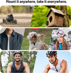 4K HD Mini Pet Collar Camera Wide Angle Lens 1080P FHD Portable Dog Cat Neck Camera Vlog Sport Action Body Wifi Video Recording