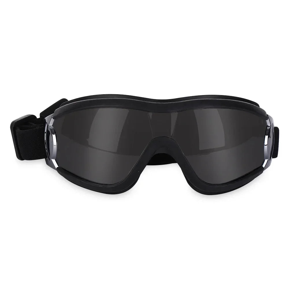 Dog Sunglasses Dog Goggles Adjustable Strap for Travel Skiing and Anti-Fog Dog Snow Goggles Pet Goggles for Medium to Large Dog