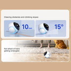 Portable AI Movable Pet Camera Battery Powered 2 Way Talk Motion Detection Video Recording Indoor Cam Mobile Surveillance Robot