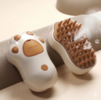 Smart 3-in-1 Pet Steam Brush – Electric Massager & Deshedding Comb