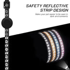 Airtag Pet Collar for Girl Boy Cats , Reflective Kitten Collar with Apple Air Tag Holder and Bell Quick Breakaway Release