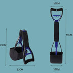 45CM Dog Pooper Scooper Pet Dog Long Handle Pet Poop Scoop Picker Excrement Collector Dogs Cats Outdoor Foldable Cleaner Tools