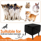 Convenient Split Ottoman Dog Ramp Sturdy Nonslip Dog Ramp Ottoman Compact Tybjg