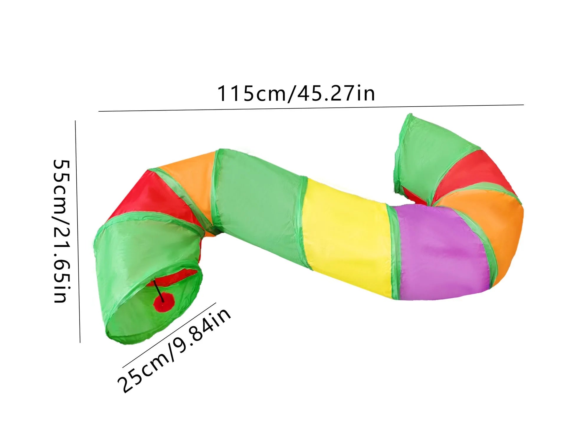 Cat Tunnel Portable Foldable Set Pet Rabbit Guinea Pig Tent Maze Channel Toy Dog Fence Pet Cage Large Space Multiple Gameplay