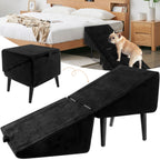 Convenient Split Ottoman Dog Ramp Sturdy Nonslip Dog Ramp Ottoman Compact Tybjg