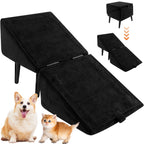 Convenient Split Ottoman Dog Ramp Sturdy Nonslip Dog Ramp Ottoman Compact Tybjg